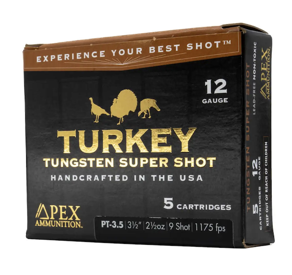 Apex PK3-2BB 12ga 3in 2oz BB Tungsten Shotgun Ammo 5rd 1200FPS